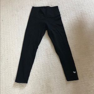 VICTORIAS SECRET PINK black high waisted leggings